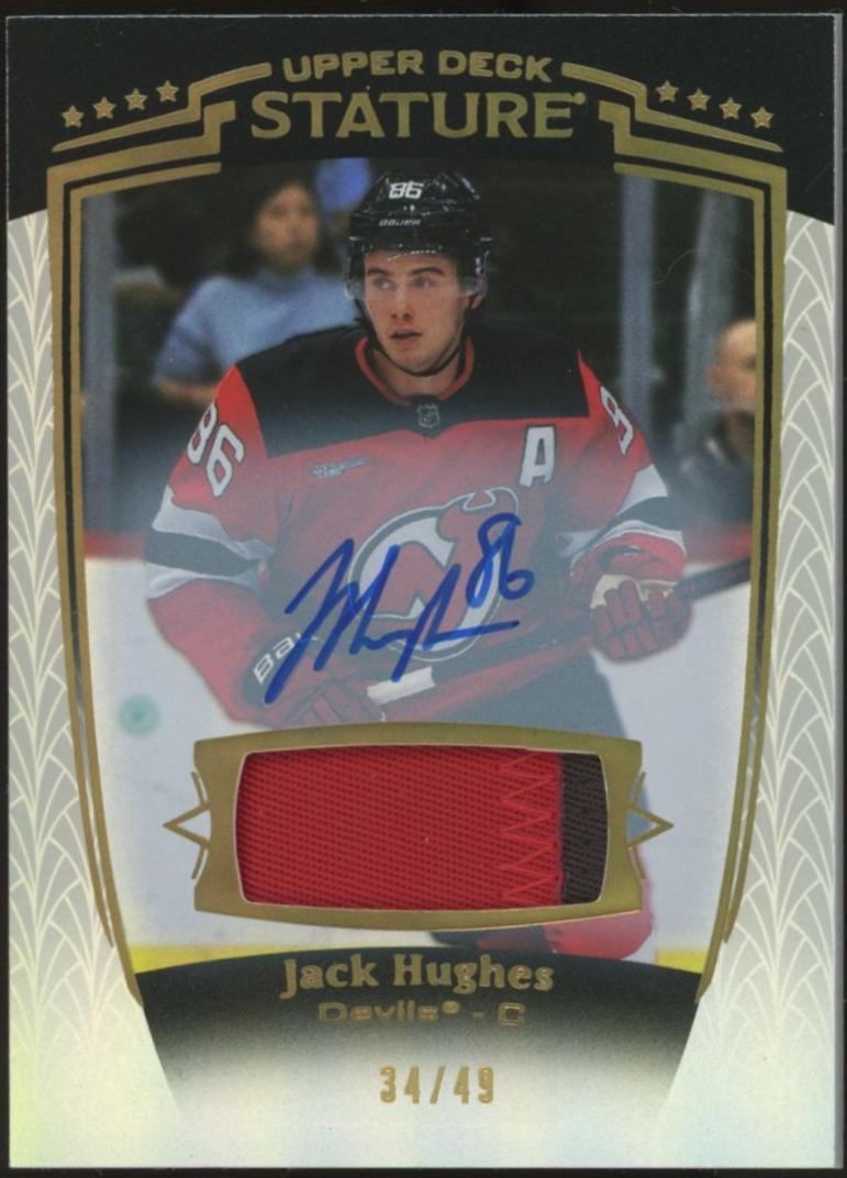 Jack Hughes [Gold Autograph] #12