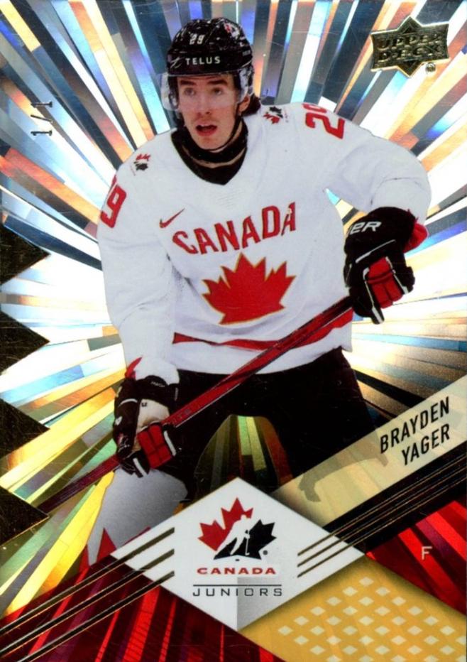 Brayden Yager [Outburst Gold] #9