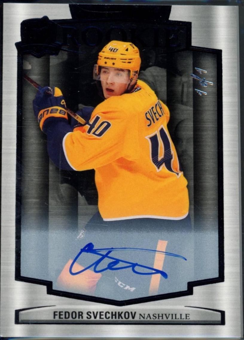Fedor Svechkov [Black Gold Spectrum Foil Variation Auto Rookie] #183