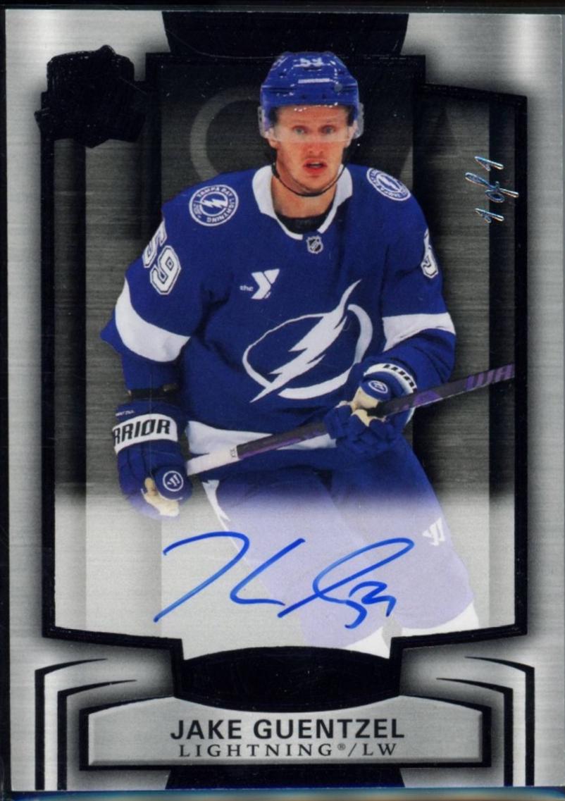 Jake Guentzel [Black Shield Gold Foil Autograph Patch] #51
