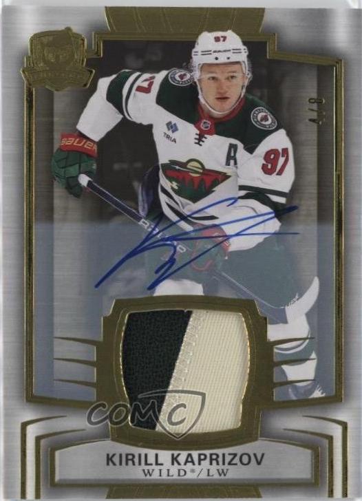 Kirill Kaprizov [Gold Foil Autograph Patch] #60