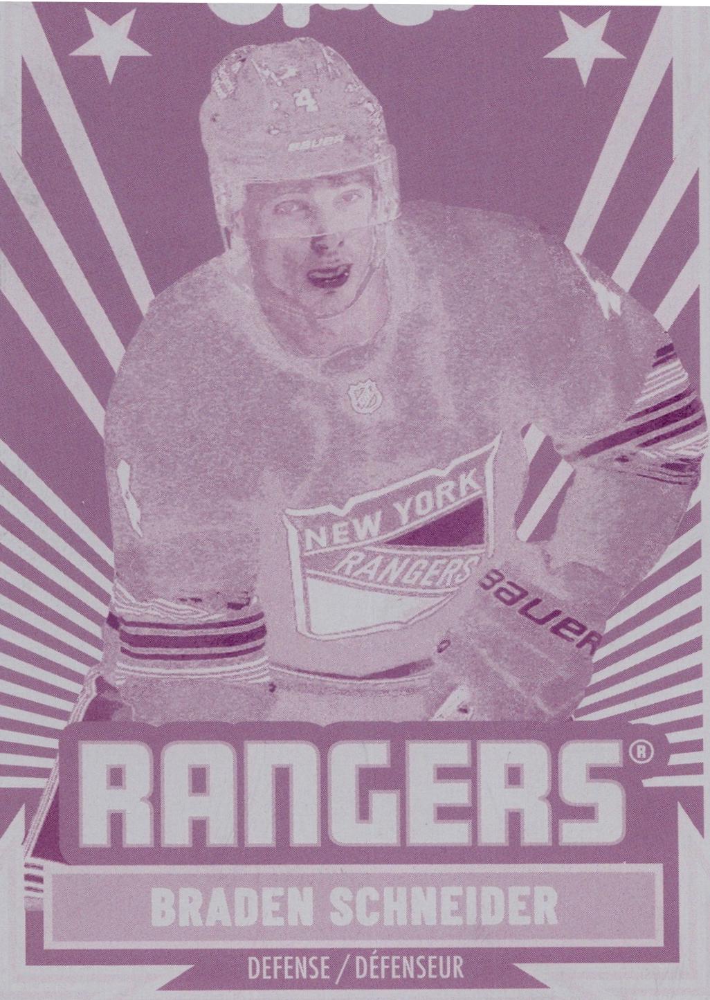 Braden Schneider [Printing Plate] #168