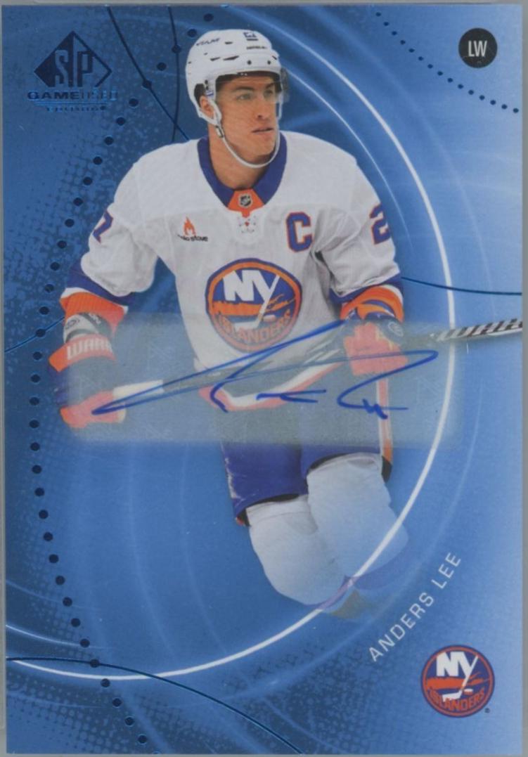 Anders Lee [Blue Autograph] #119