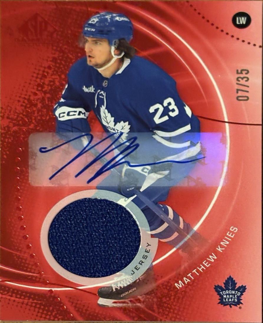 Matthew Knies [Red Auto Jersey] #176