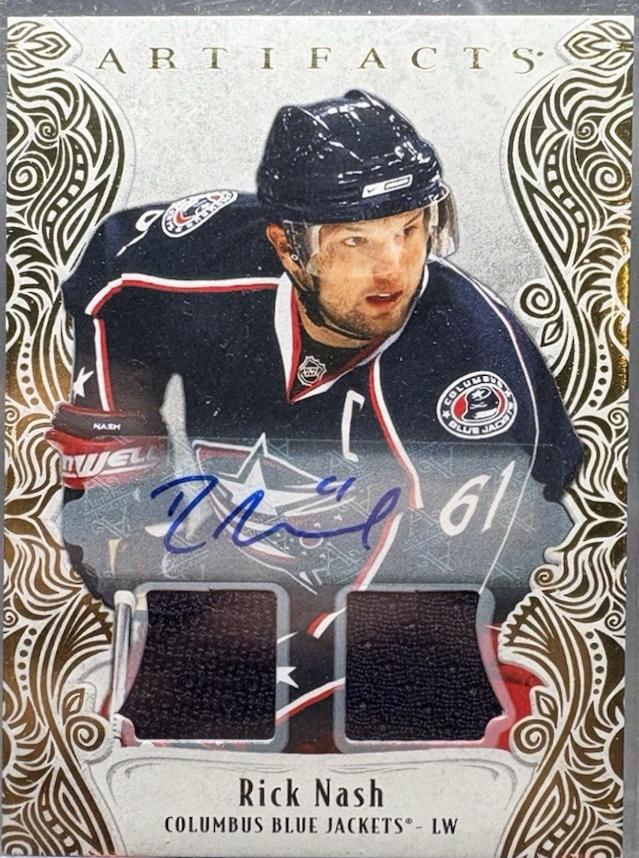 Rick Nash [Auto Material Gold] #170