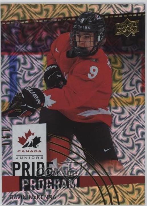 Gavin McKenna [Gold Patterned Foilboard] #85