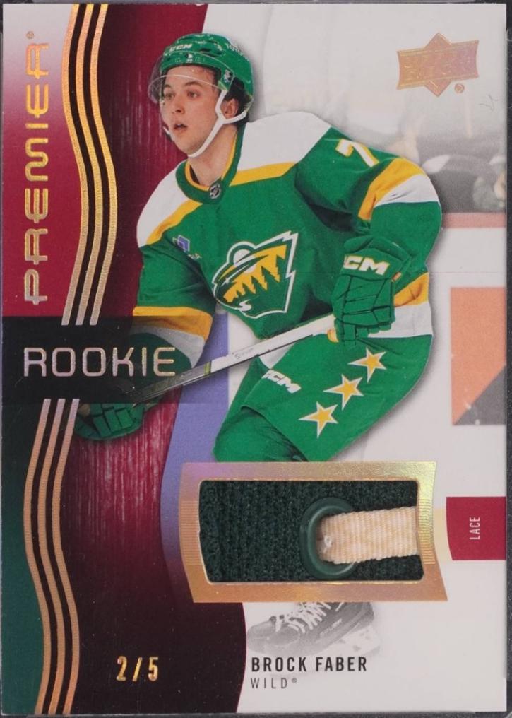 Brock Faber [Hockey Lace] #104