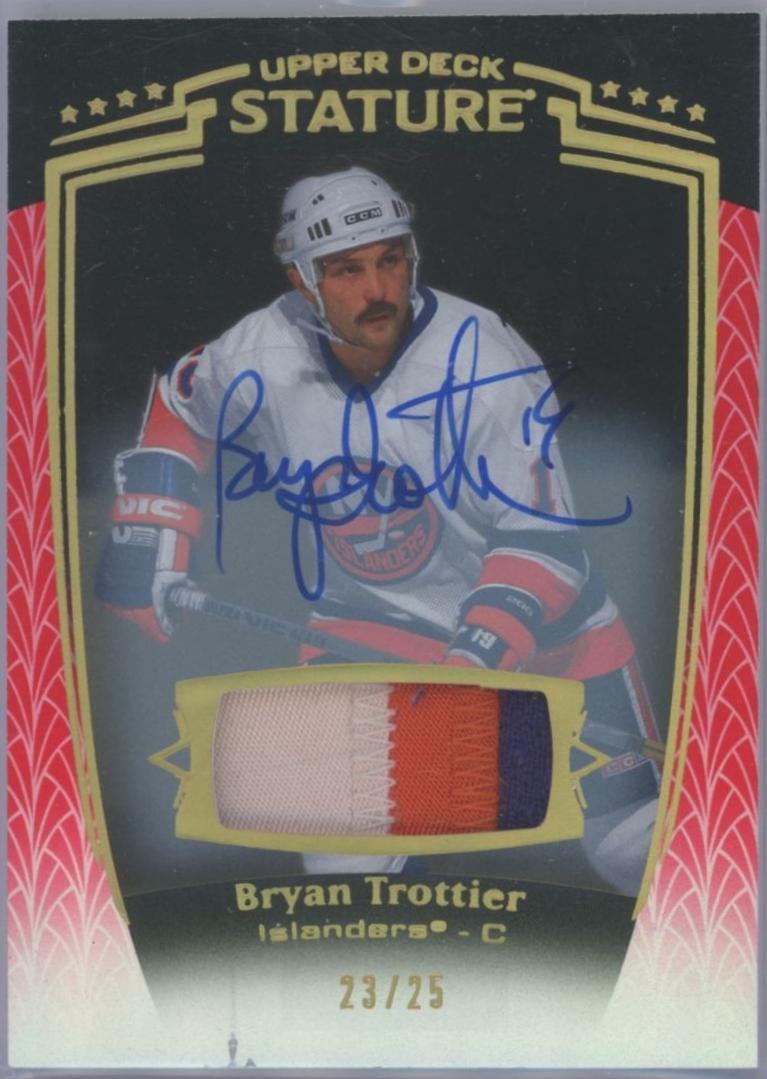 Bryan Trottier [Red Autograph Memorabilia] #28