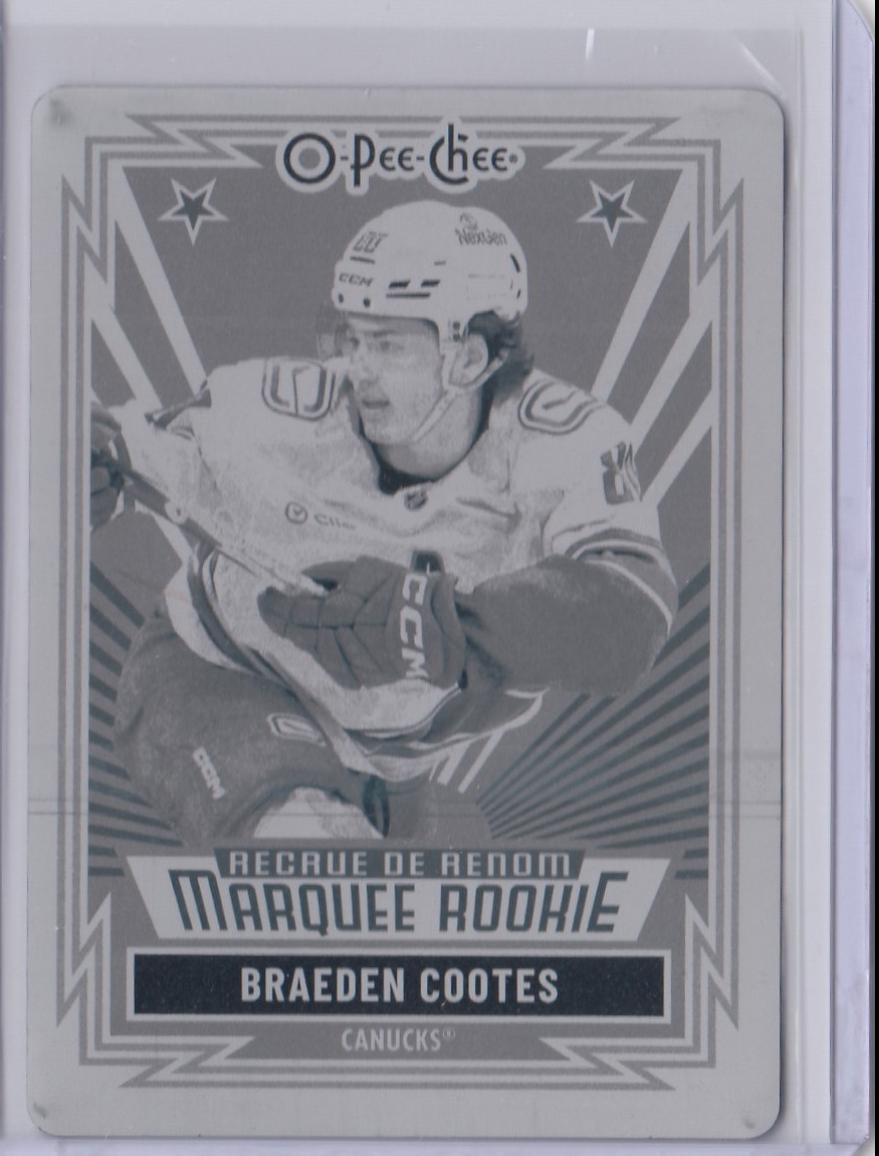 Braeden Cootes [Retro Printing Plate] #599