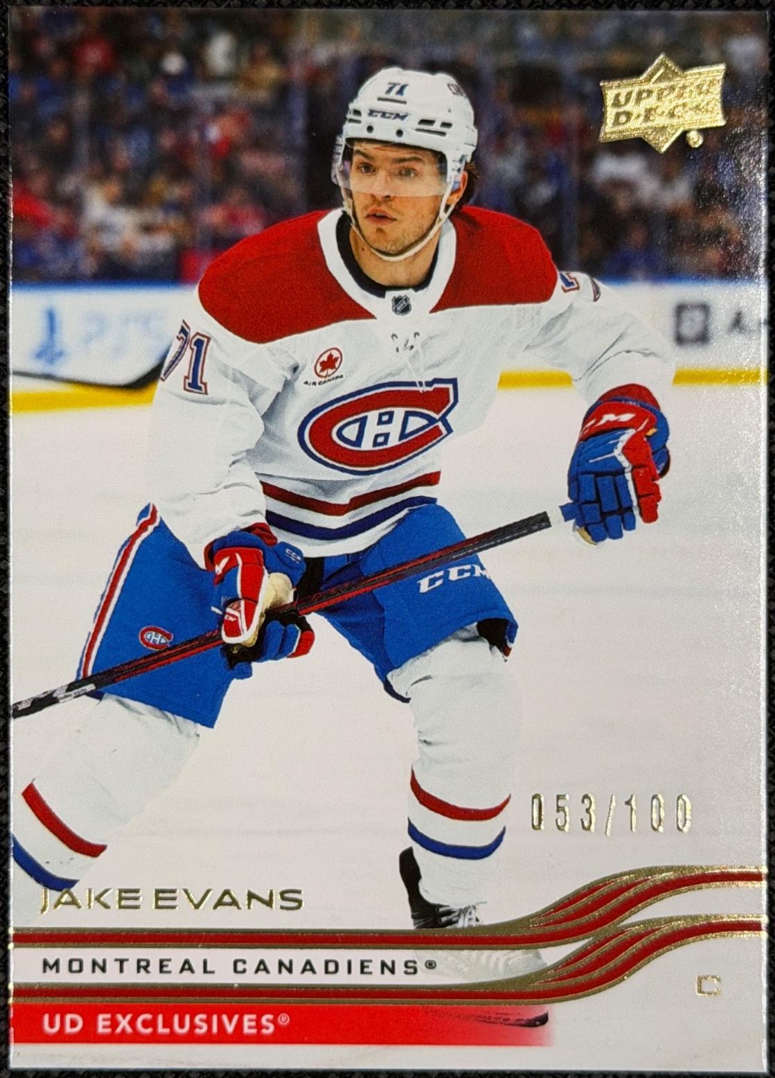 Jake Evans [UD Exclusives] #343