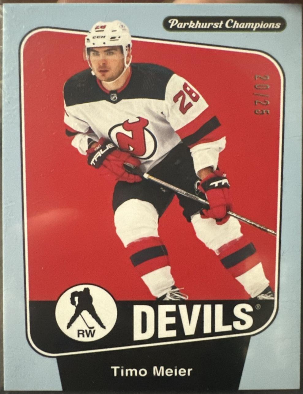 Timo Meier [Baby Blue Border] #147