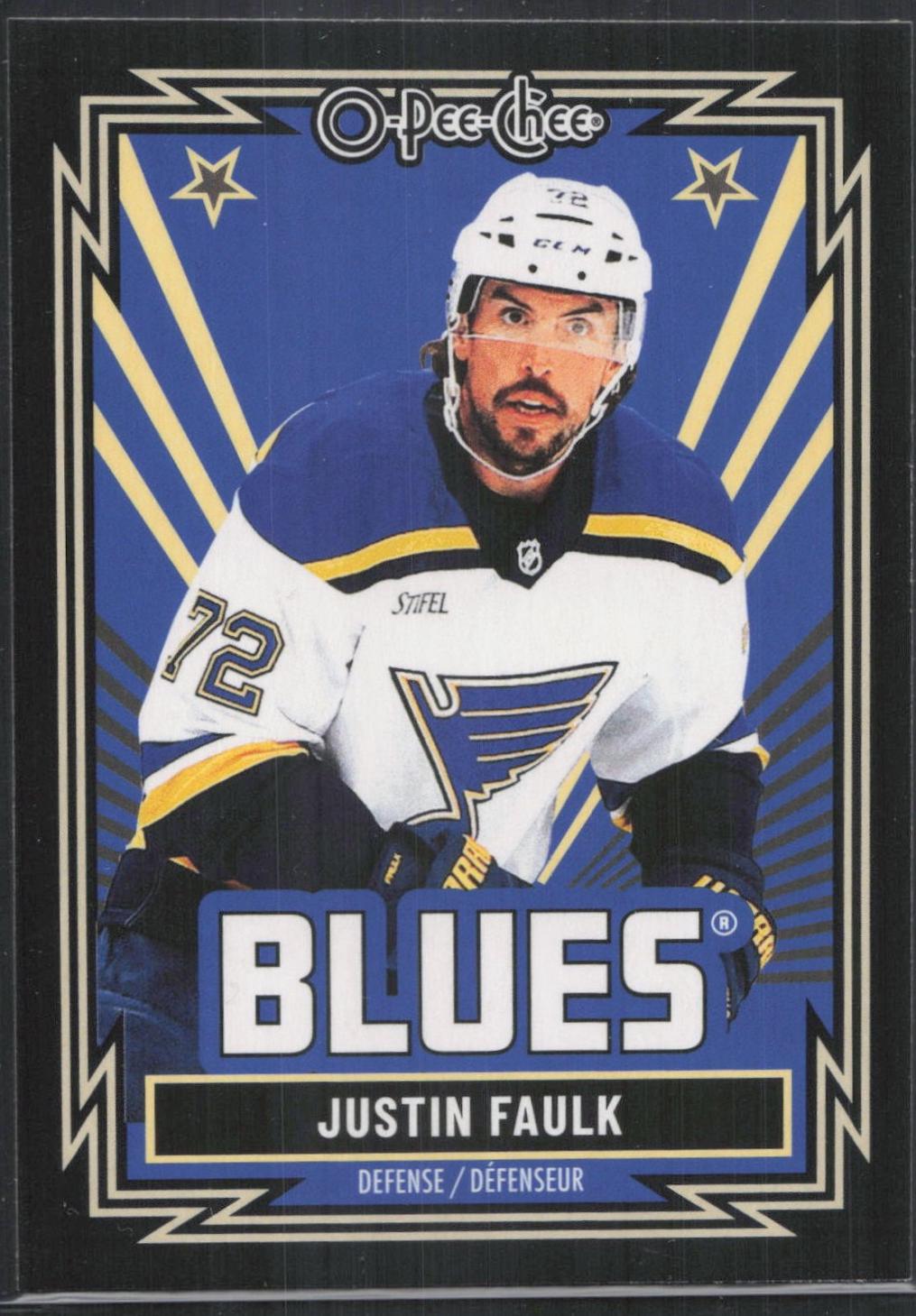 Justin Faulk [Retro Black Border] #429