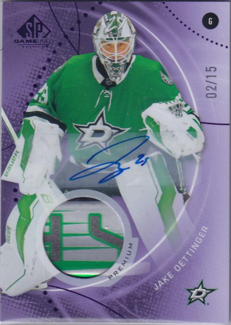Jake Oettinger [Purple Auto Premium Memorabilia] #192