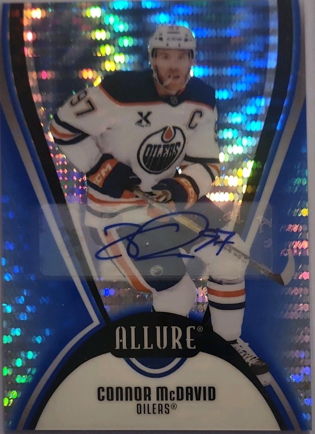 Connor McDavid [Blue Line Autograph] #97