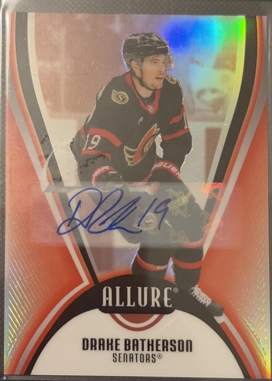 Drake Batherson [Red Rainbow Autograph] #45