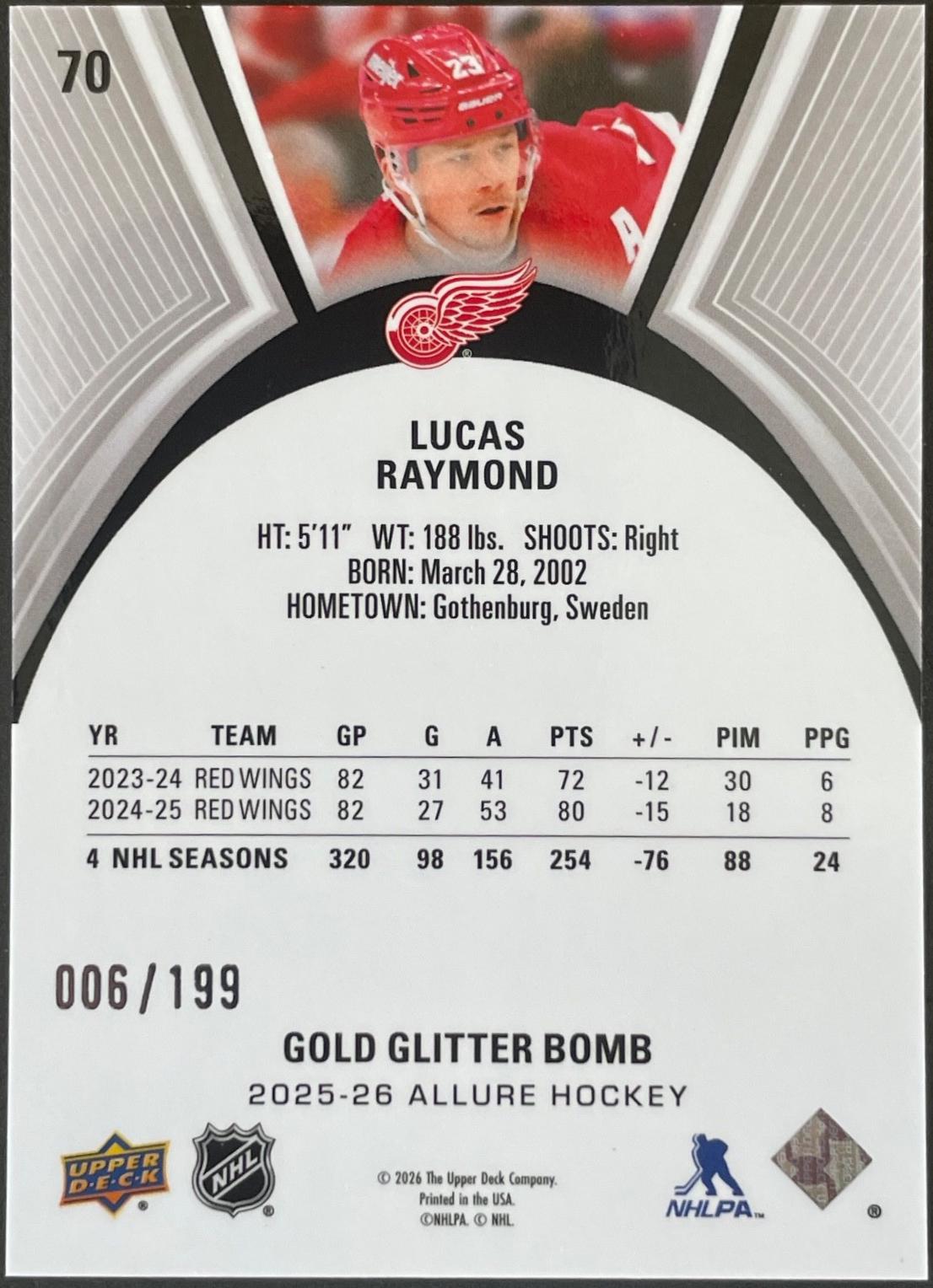 Lucas Raymond [Gold Glitter Bomb] #70