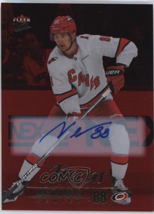 Martin Necas [Rainbow Foil Autograph] #61