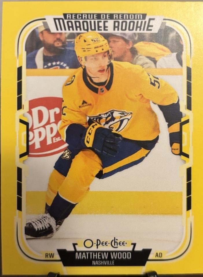 Matthew Wood [Yellow Border] #553