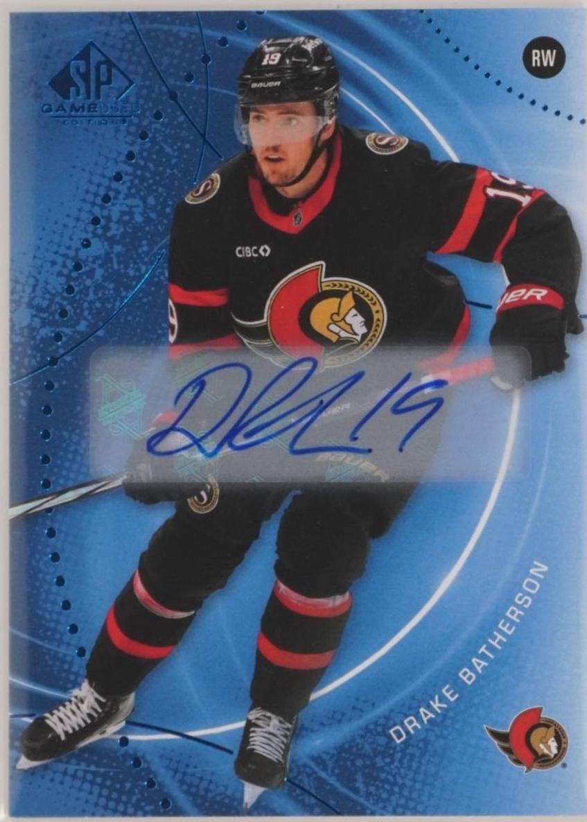 Drake Batherson [Blue Autograph] #182