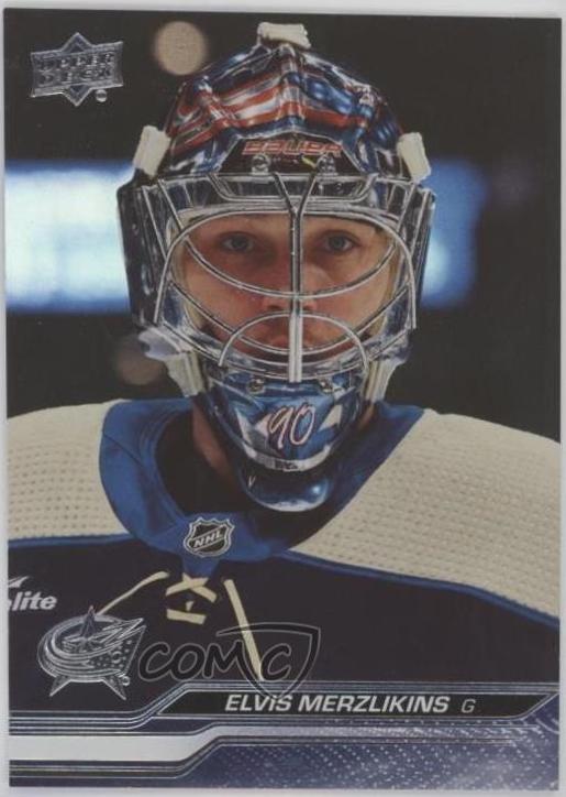 Elvis Merzlikins [Silver Foil] #303