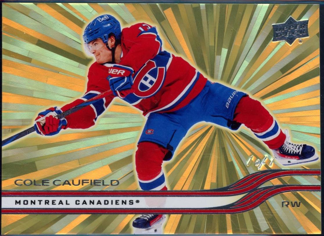 Cole Caufield [Outburst Gold] #339