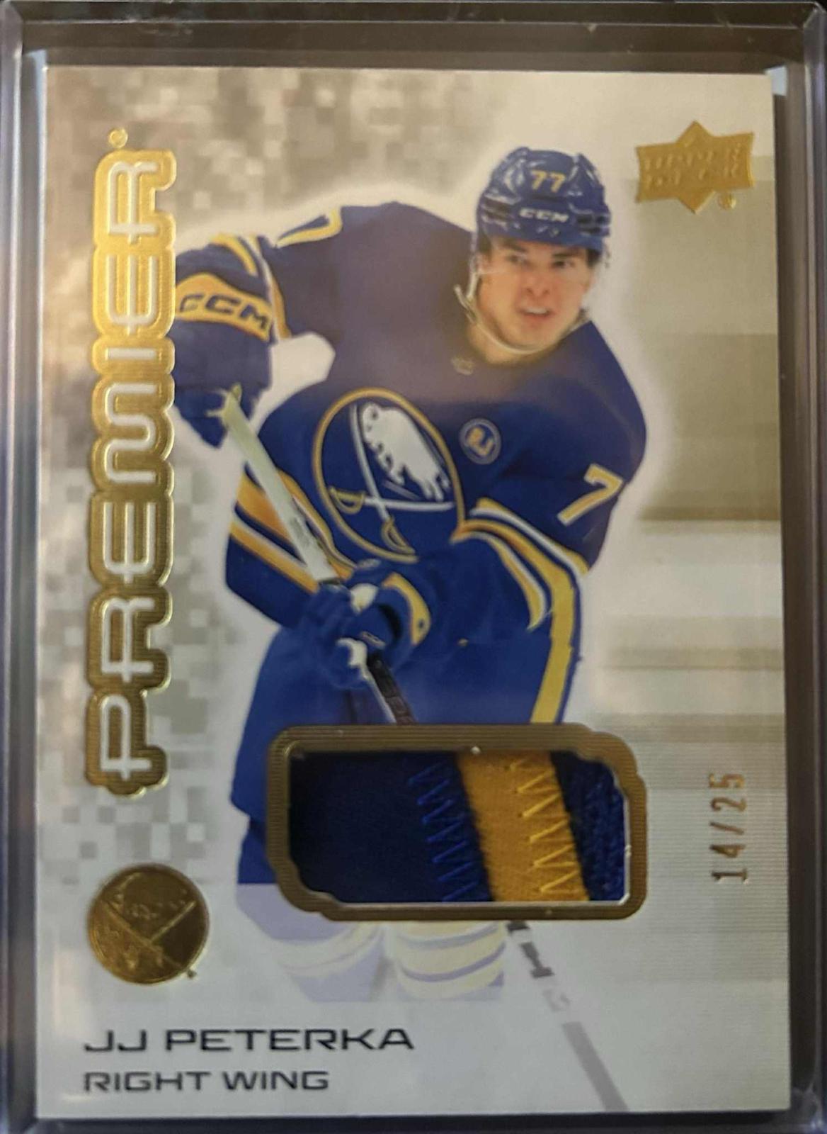 JJ Peterka [Gold Premium Memorabilia] #79