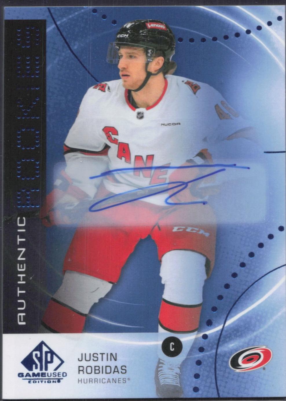 Justin Robidas [Blue Autograph] #AR-JR