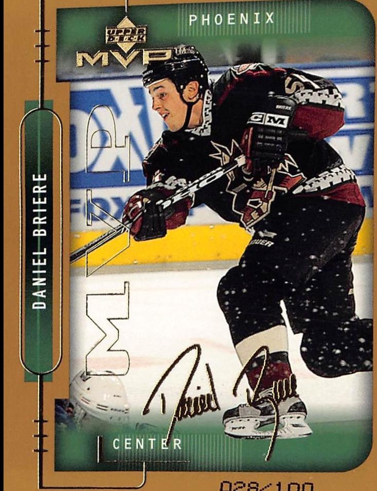 Daniel Briere [Gold Script] #162