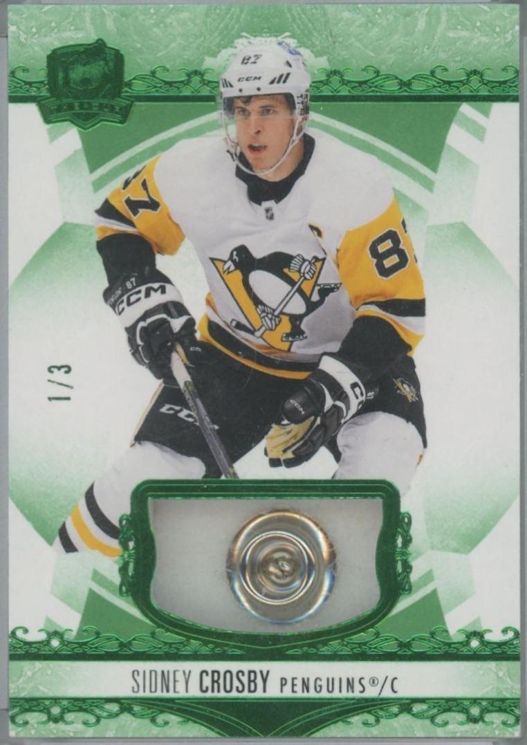 Sidney Crosby [Green Foil Button] #75