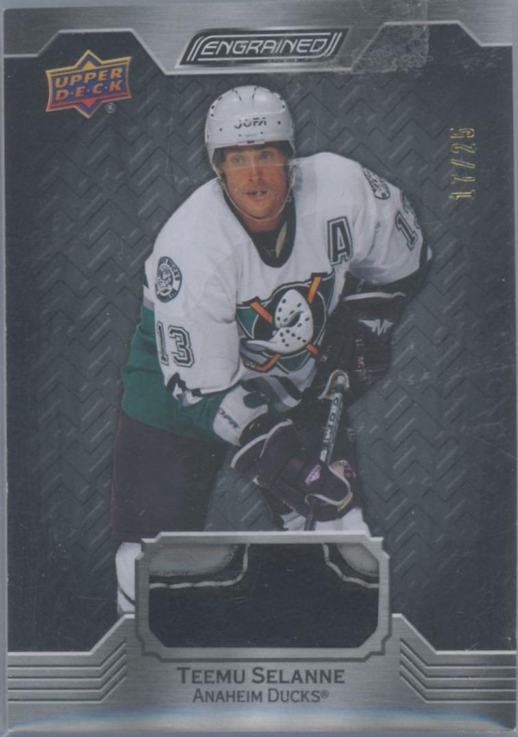 Teemu Selanne [Ebony Memorabilia] #80