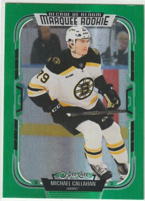 Michael Callahan [Rainbow Foil Green] #566