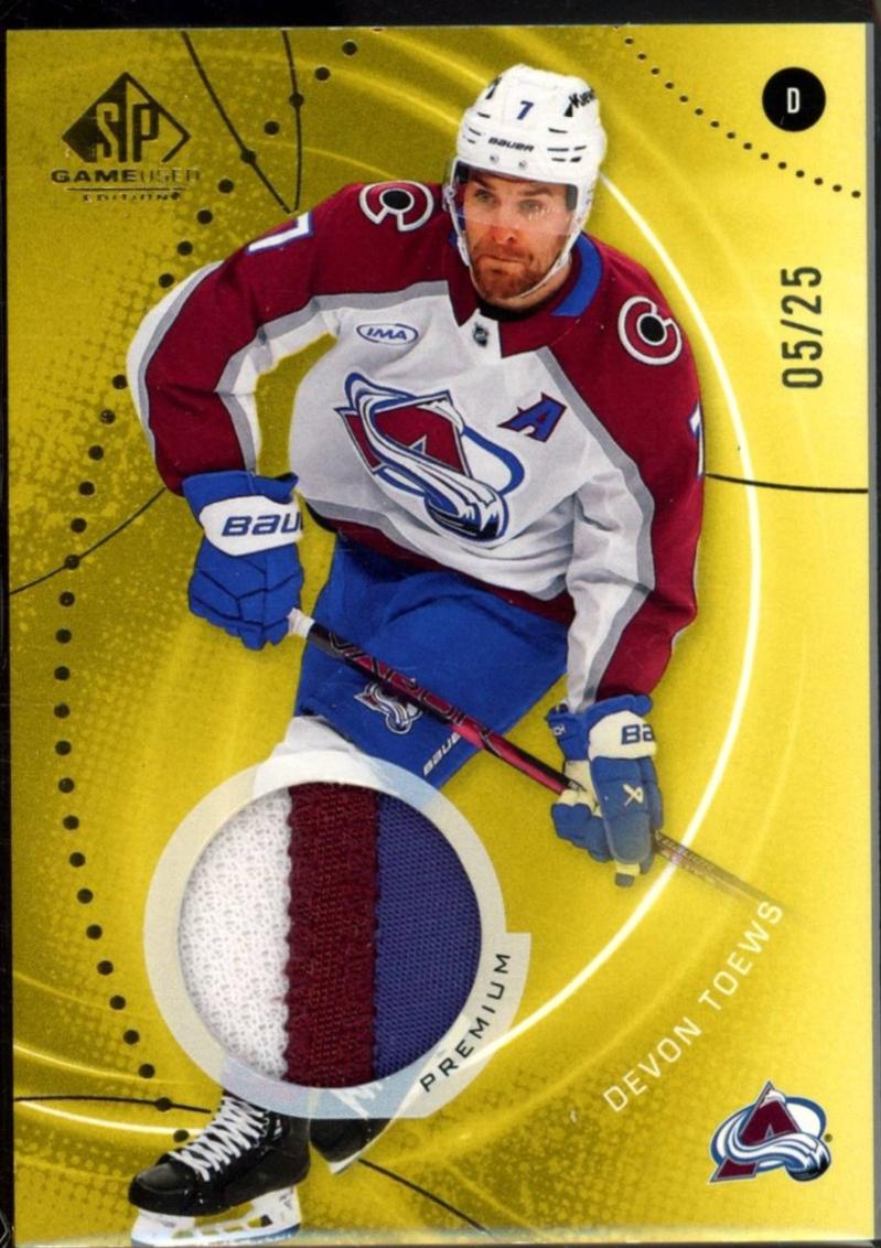 Devon Toews [Gold Premium Memorabilia] #187