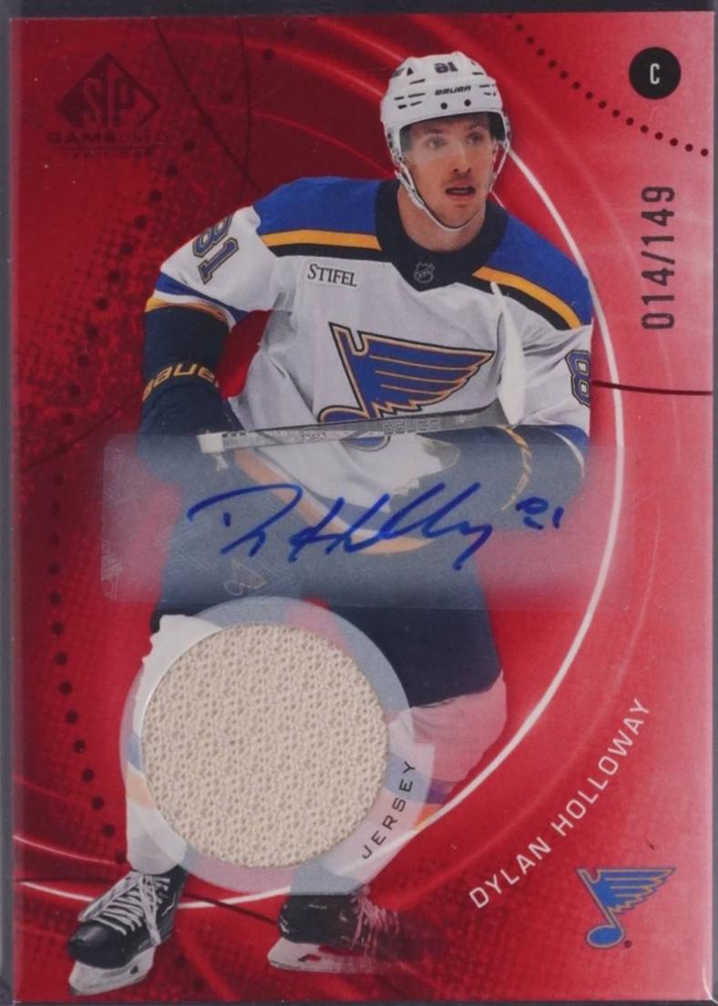 Dylan Holloway [Red Auto Jersey] #5