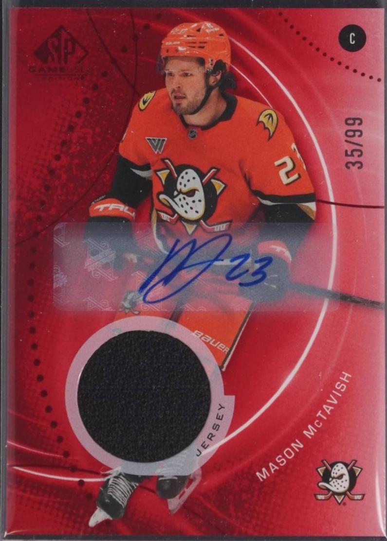 Mason McTavish [Red Auto Jersey] #148