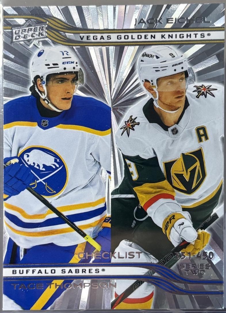 Jack Eichel / Tage Thompson [Outburst Silver] #450