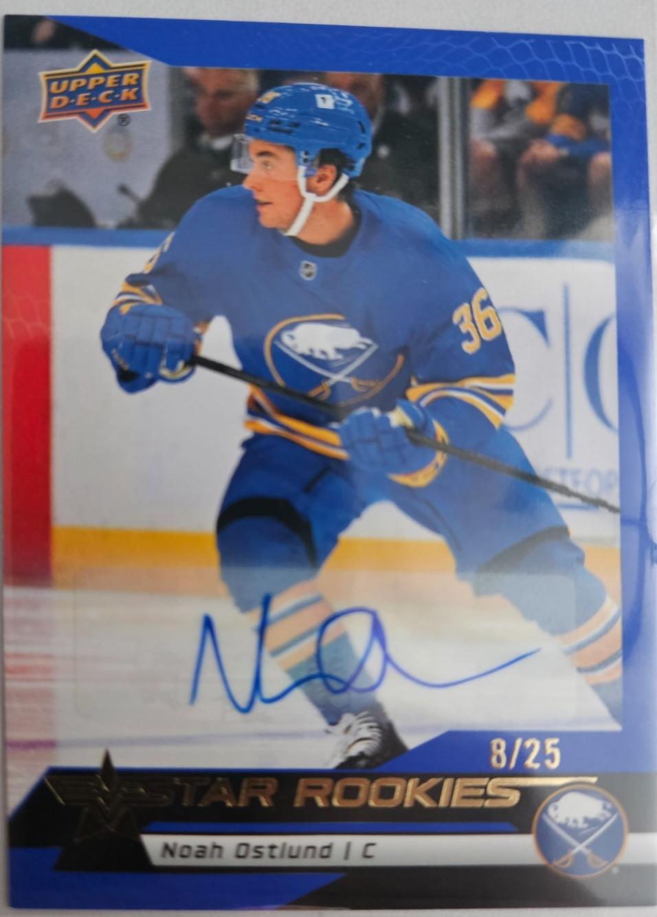 Noah Ostlund [Blue Autograph] #3