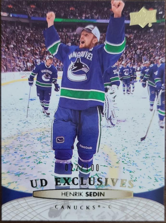 Henrik Sedin [UD Exclusives] #13