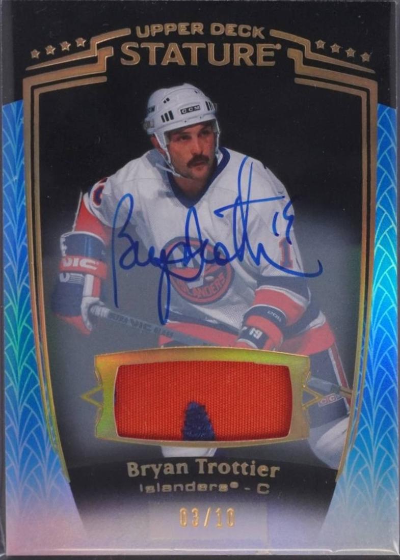 Bryan Trottier [Blue Autograph Memorabilia] #28