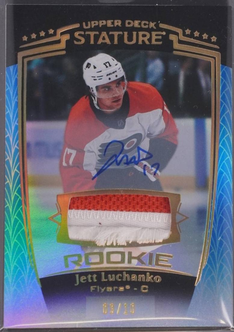 Jett Luchanko [Blue Autograph Memorabilia] #35