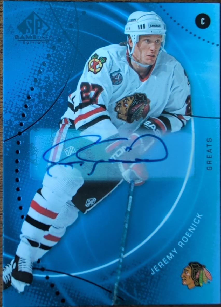Jeremy Roenick [Blue Autograph] #170