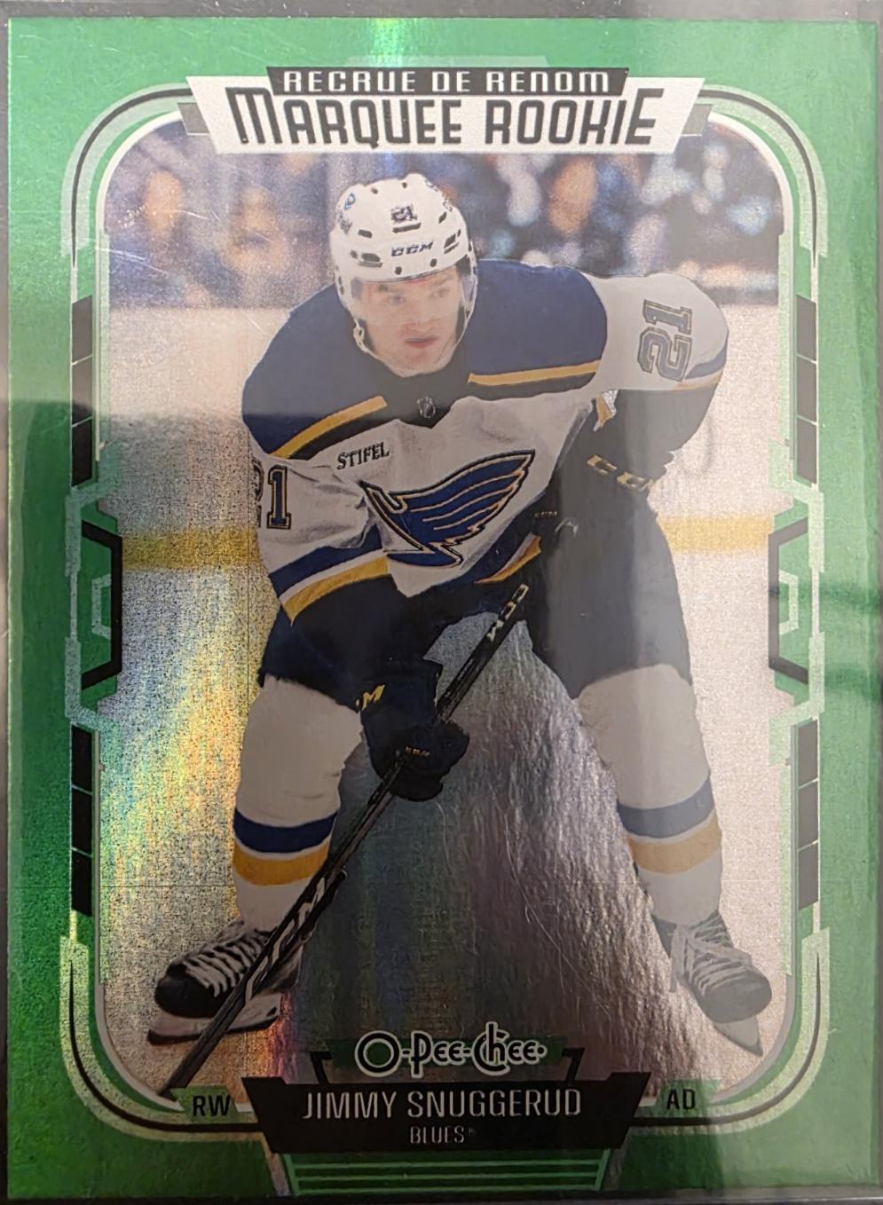 Jimmy Snuggerud [Rainbow Foil Green] #546