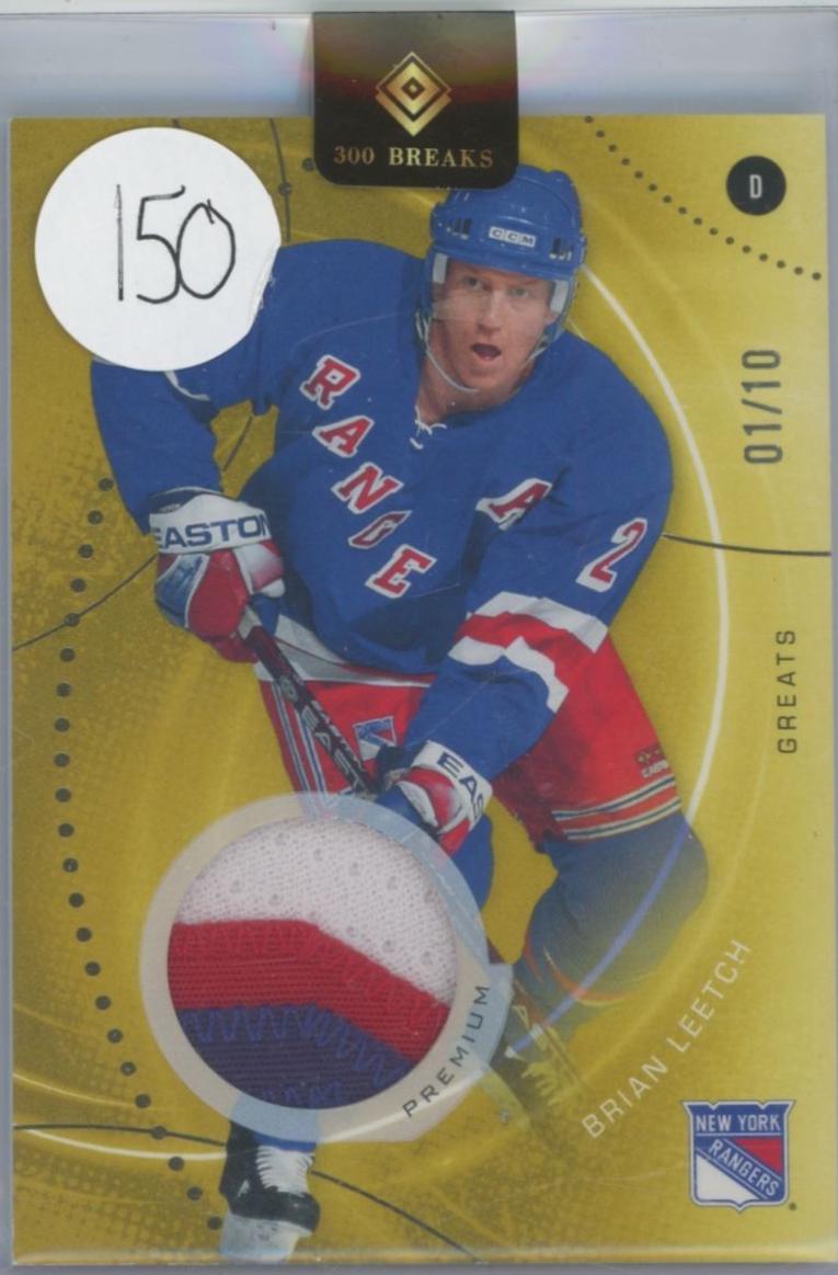 Brian Leetch [Gold Premium Memorabilia] #29