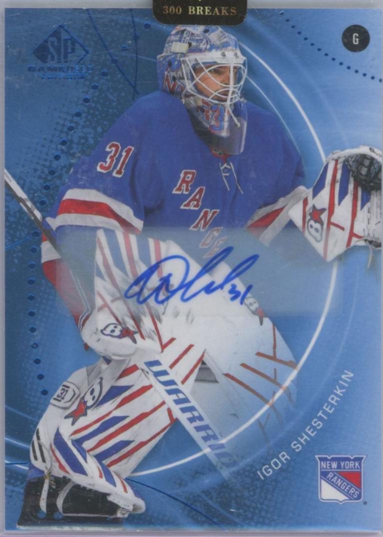 Igor Shesterkin [Blue Autograph] #154