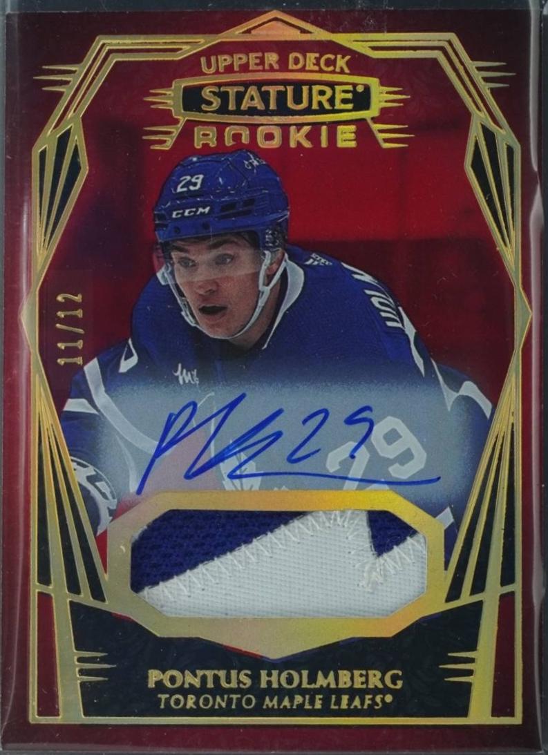 Pontus Holmberg [Design Variant Autograph Patch Red] #161