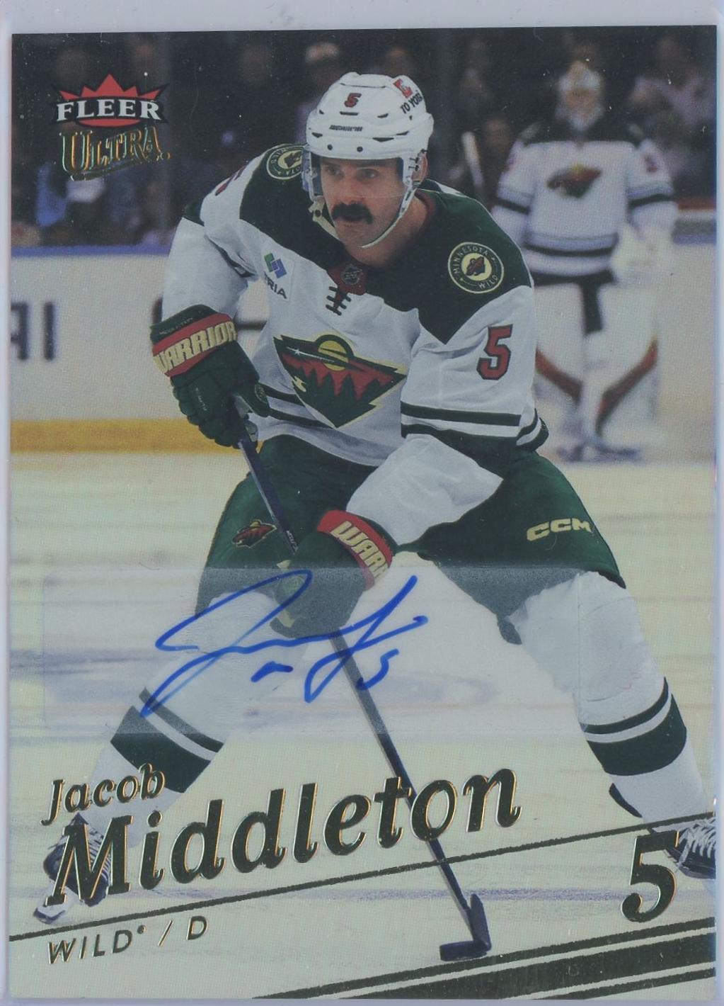 Jacob Middleton [Gold Rainbow Foil Auto] #78
