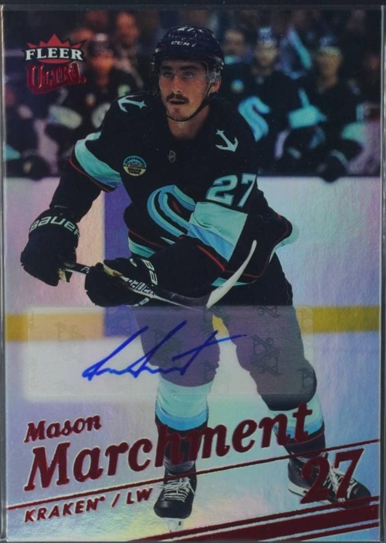 Mason Marchment [Red Rainbow Foil Auto] #15