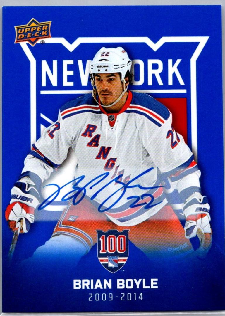 Brian Boyle [Blue Autograph] #73