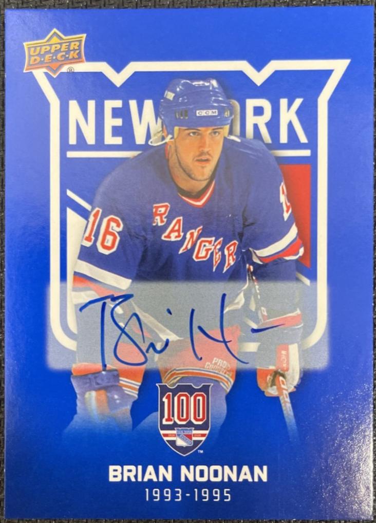 Brian Noonan [Blue Autograph] #49
