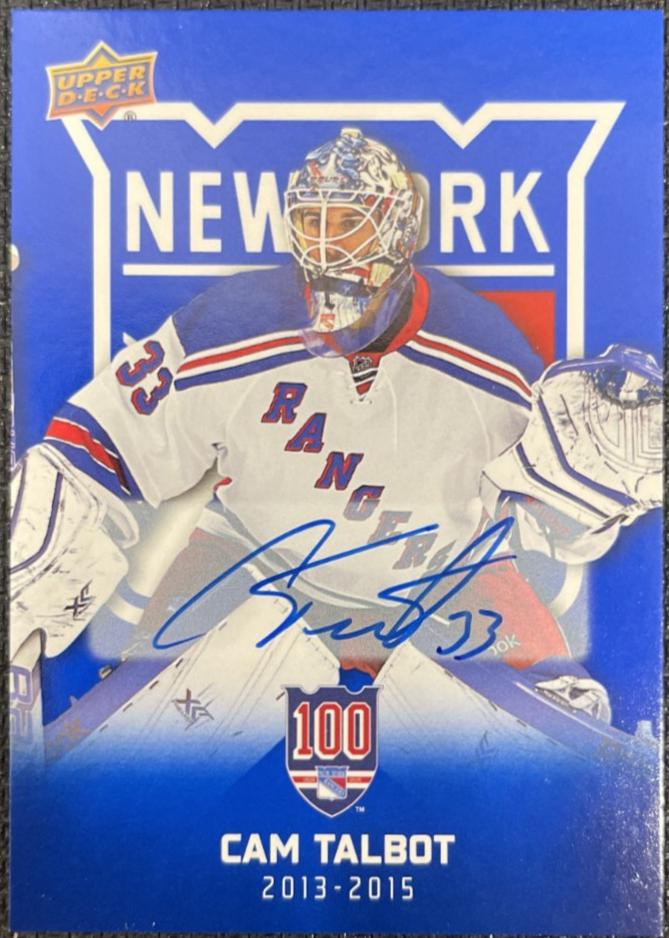 Cam Talbot [Blue Autograph] #84