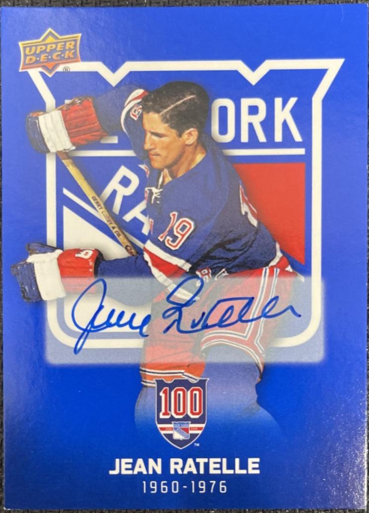 Jean Ratelle [Blue Autograph] #7